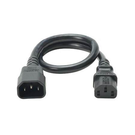Panduit POWER CORD 6' LONG BLK, C13 TO C14,  PC20C19GY6